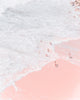 An image of a beach, with pink sands, by emerging Portuguese artist Teresa Freitas. 
